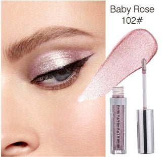 PHOERA Magnificent Metals Glitter and Glow Liquid Eyeshadow 12 Colors - Zentelle Beauty