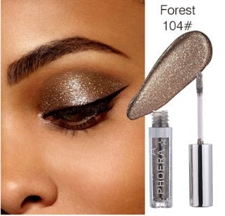 PHOERA Magnificent Metals Glitter and Glow Liquid Eyeshadow 12 Colors - Zentelle Beauty