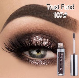 PHOERA Magnificent Metals Glitter and Glow Liquid Eyeshadow 12 Colors - Zentelle Beauty