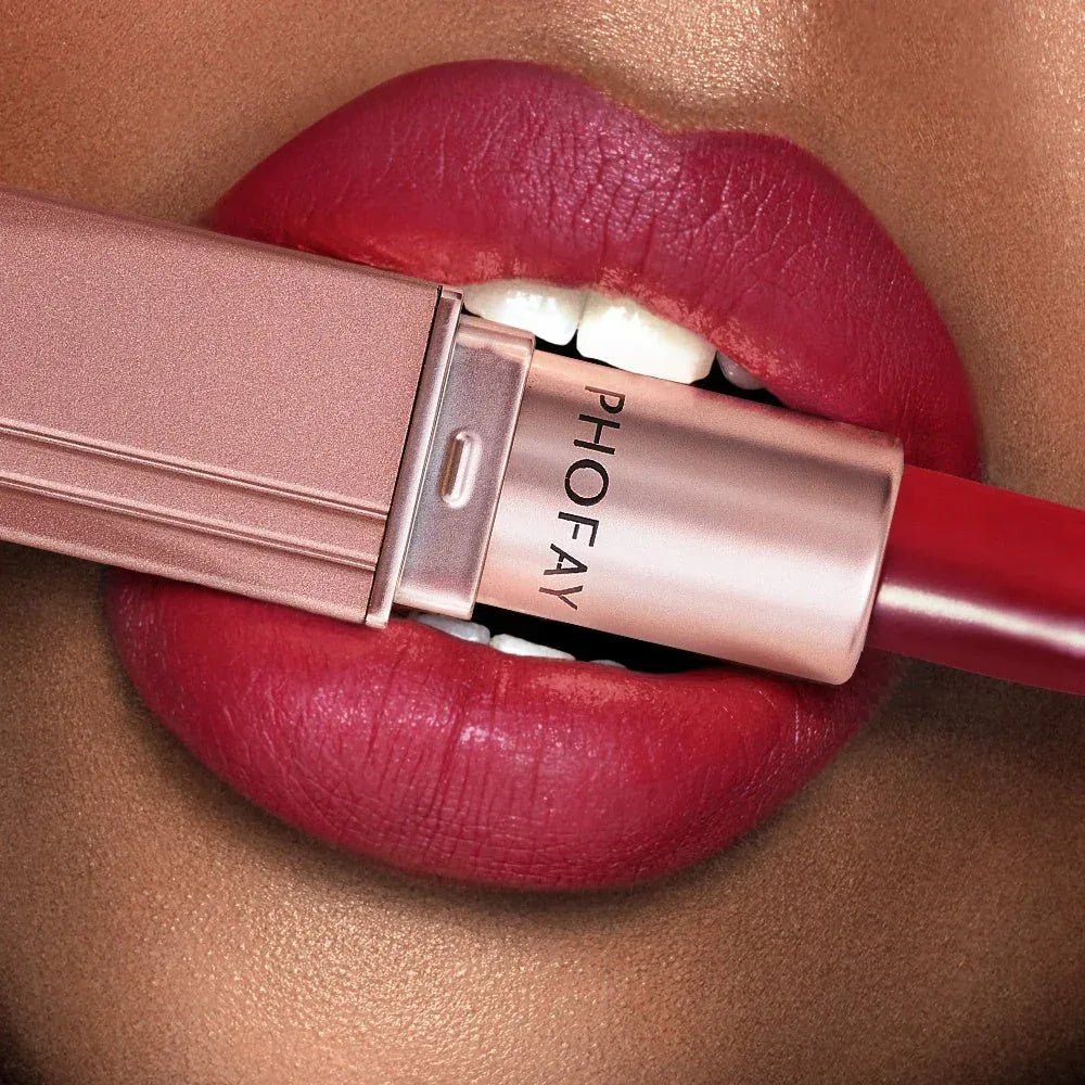 PHOFAY Matte Lipstick: Luxe Lips All Day - Zentelle Beauty