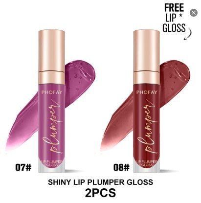 PHOFAY Shiny Lip Plumper Gloss - Zentelle Beauty