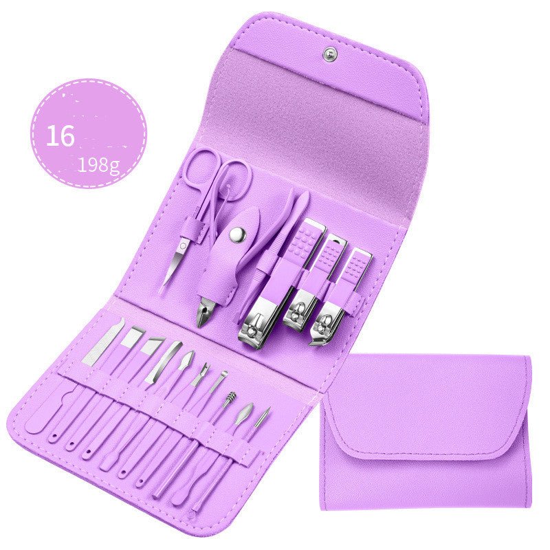 Professional Scissors Nail Clippers Set Ear Spoon Dead Skin Pliers Nail Cutting Pliers Pedicure Knife Nail Groove Trimmers - Zentelle Beauty