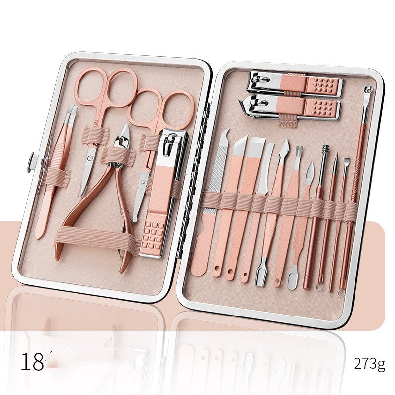 Professional Scissors Nail Clippers Set Ear Spoon Dead Skin Pliers Nail Cutting Pliers Pedicure Knife Nail Groove Trimmers - Zentelle Beauty