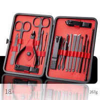 Professional Scissors Nail Clippers Set Ear Spoon Dead Skin Pliers Nail Cutting Pliers Pedicure Knife Nail Groove Trimmers - Zentelle Beauty