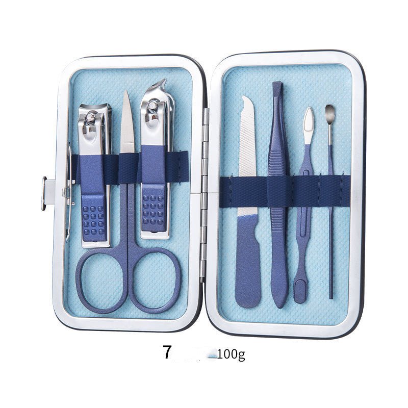 Professional Scissors Nail Clippers Set Ear Spoon Dead Skin Pliers Nail Cutting Pliers Pedicure Knife Nail Groove Trimmers - Zentelle Beauty
