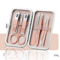 Professional Scissors Nail Clippers Set Ear Spoon Dead Skin Pliers Nail Cutting Pliers Pedicure Knife Nail Groove Trimmers - Zentelle Beauty