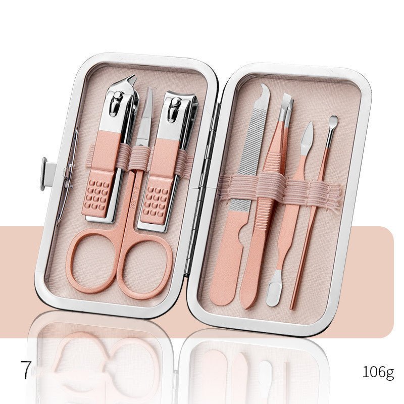 Professional Scissors Nail Clippers Set Ear Spoon Dead Skin Pliers Nail Cutting Pliers Pedicure Knife Nail Groove Trimmers - Zentelle Beauty