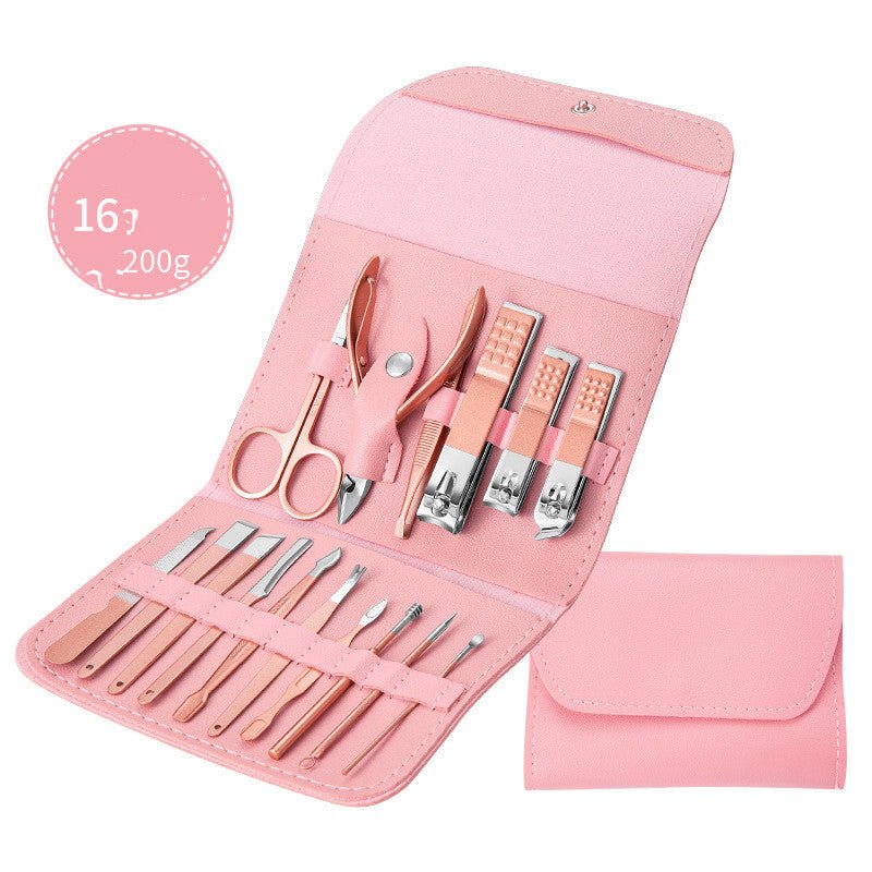 Professional Scissors Nail Clippers Set Ear Spoon Dead Skin Pliers Nail Cutting Pliers Pedicure Knife Nail Groove Trimmers - Zentelle Beauty