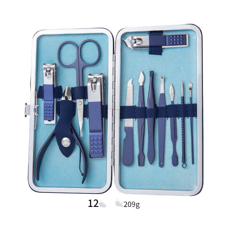 Professional Scissors Nail Clippers Set Ear Spoon Dead Skin Pliers Nail Cutting Pliers Pedicure Knife Nail Groove Trimmers - Zentelle Beauty
