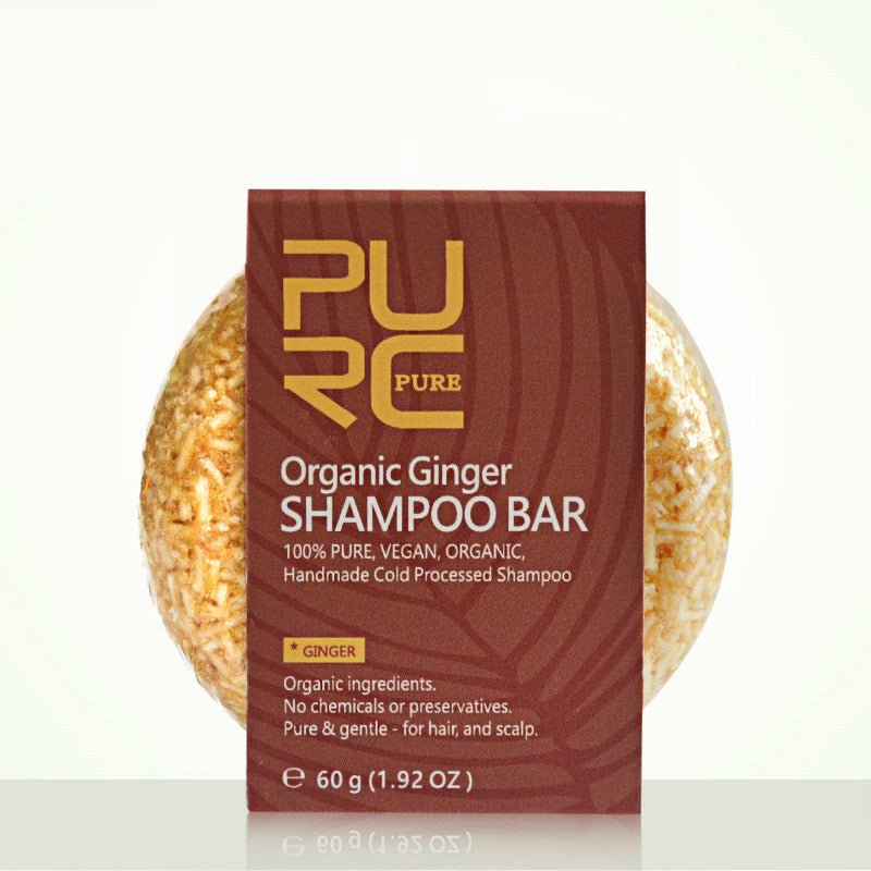 Purc Hand - Extracted Soap, Anti - Dandruff, Oil - Control Nourishing Handmade Soap, Spot Fleece - Flower Root And Ginger Shampoo Soap - Zentelle Beauty