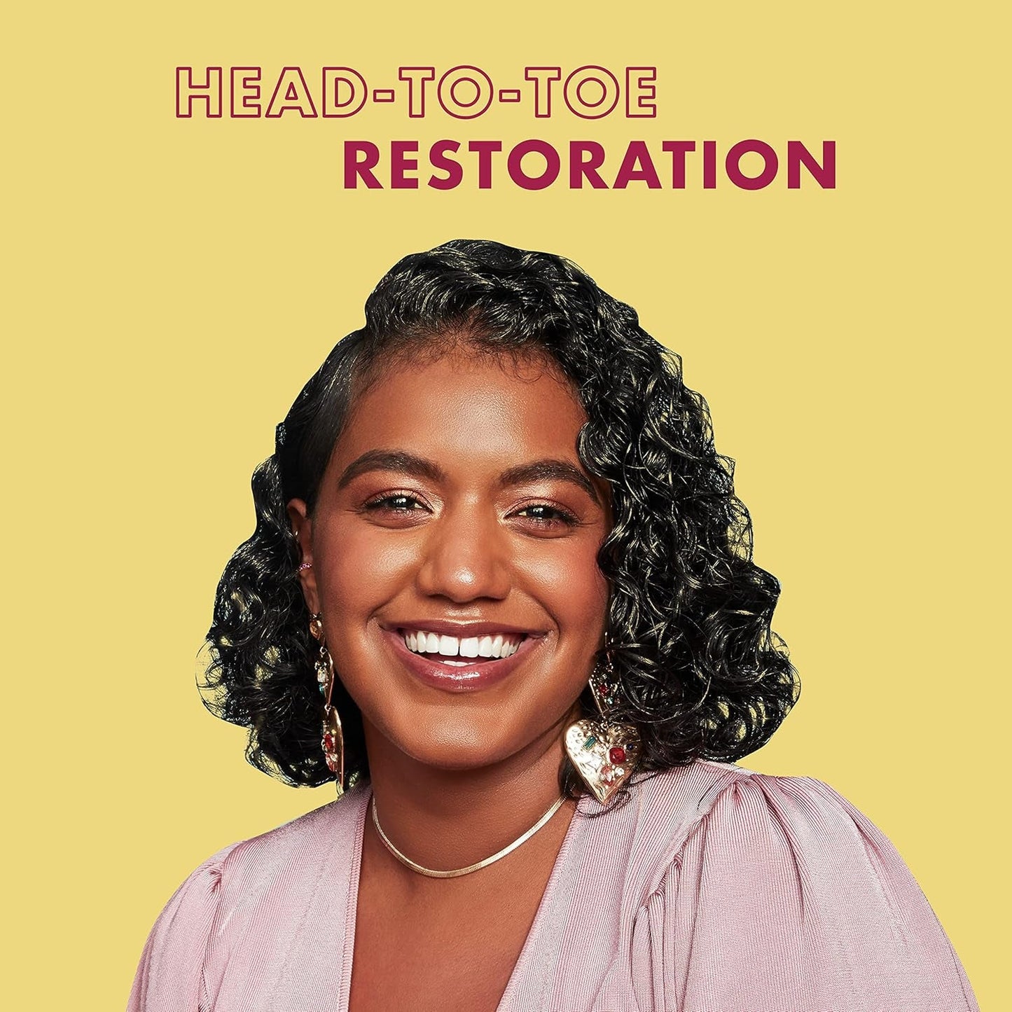 Sheamoisture Strengthen and Restore Shampoo, Conditioner & Head - To - Toe Restoration Body Care Oil Jamaican Black Castor Oil for Dry Skin & Hair Skin and Hair Care Regimen with Shea Butter - Zentelle Beauty