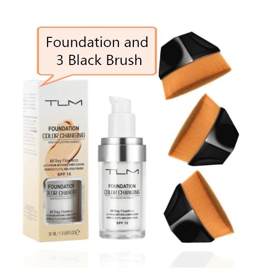 Temperature Liquid Foundation Concealer Portable Natural Color Makeup Foundation BB Concealer - Zentelle Beauty