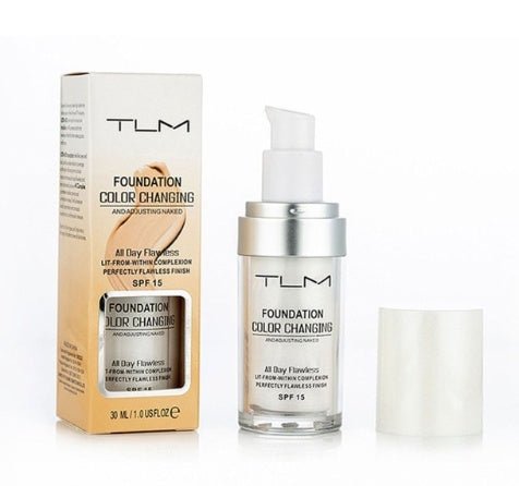 Temperature Liquid Foundation Concealer Portable Natural Color Makeup Foundation BB Concealer - Zentelle Beauty
