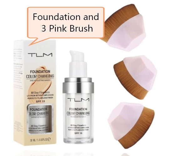 Temperature Liquid Foundation Concealer Portable Natural Color Makeup Foundation BB Concealer - Zentelle Beauty