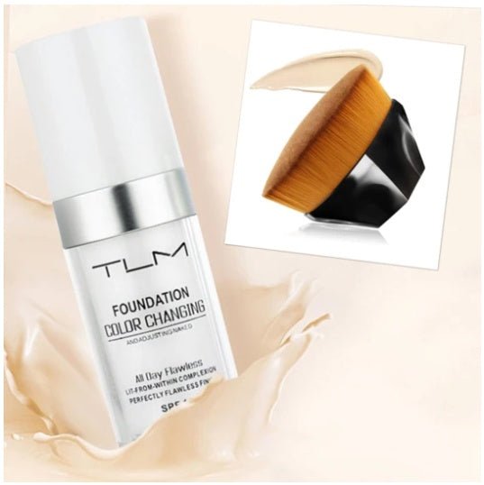 Temperature Liquid Foundation Concealer Portable Natural Color Makeup Foundation BB Concealer - Zentelle Beauty
