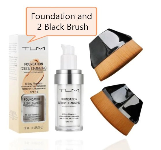 Temperature Liquid Foundation Concealer Portable Natural Color Makeup Foundation BB Concealer - Zentelle Beauty
