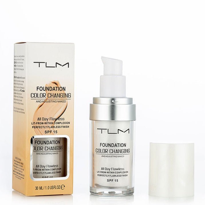 Temperature Liquid Foundation Concealer Portable Natural Color Makeup Foundation BB Concealer - Zentelle Beauty