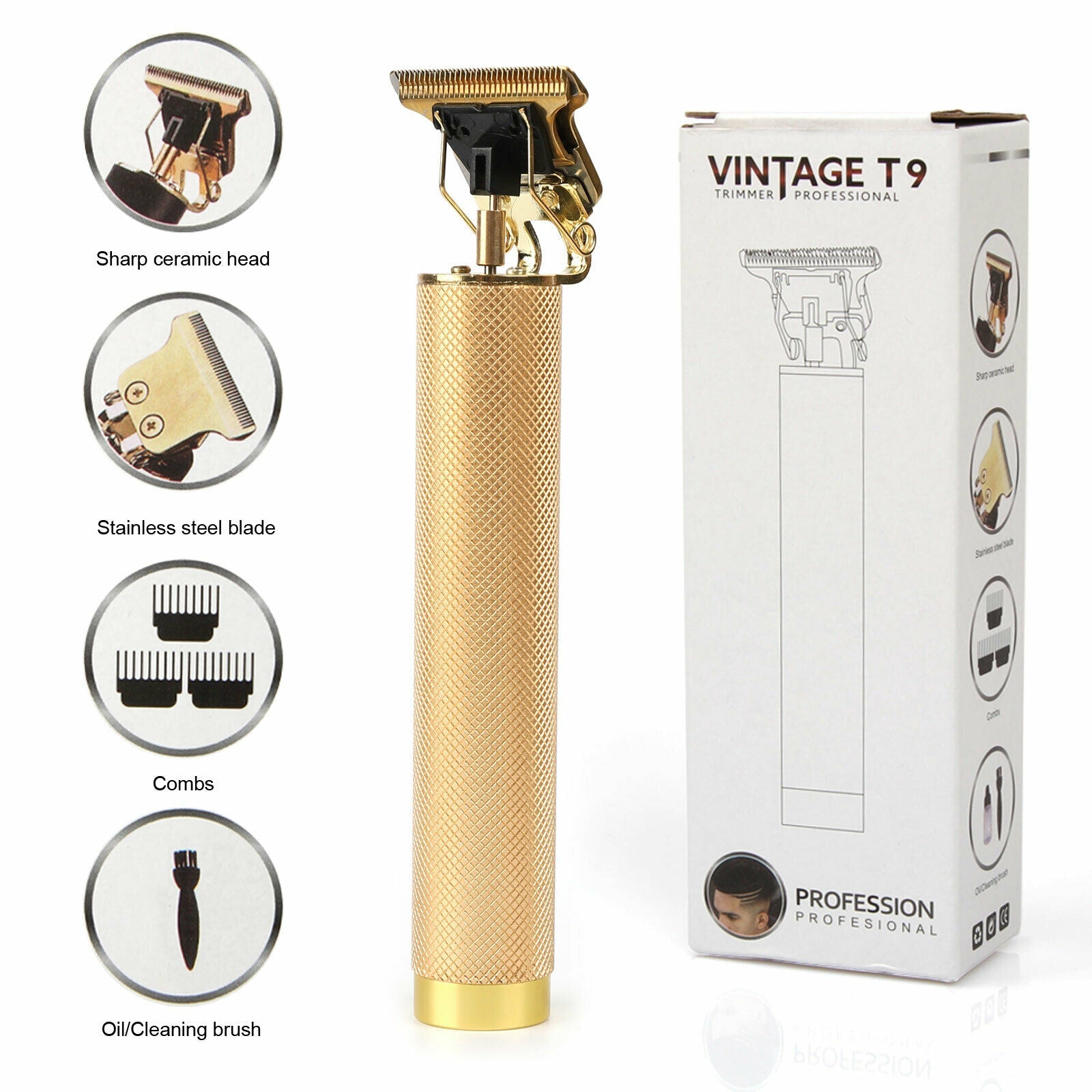 USB Electric Hair Clippers Rechargeable Shaver Beard Trimmer Professional Men Hair Cutting Machine Beard Barber Hair Cut - Zentelle Beauty