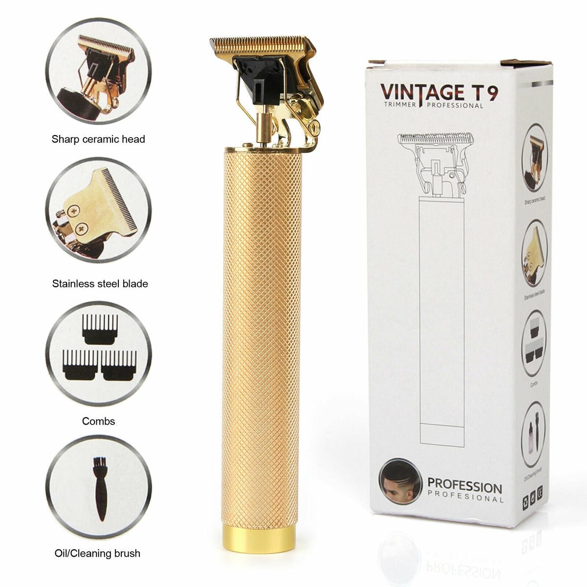 USB Electric Hair Clippers Rechargeable Shaver Beard Trimmer Professional Men Hair Cutting Machine Beard Barber Hair Cut - Zentelle Beauty